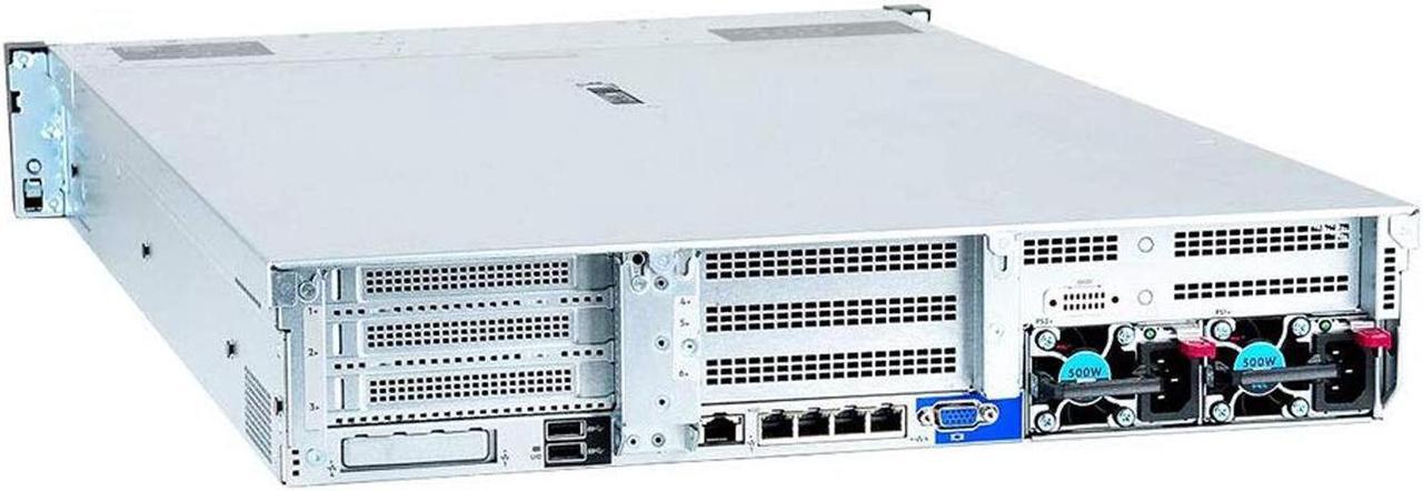 Alt view image 4 of 6 - HPE ProLiant DL380 Gen10 2U Rack Server Bundle with Dual Xeon 6148 2.40 GHz, 256GB DDR4 Memory, 7.68TB Enterprise SSD Storage, RAID, Dual Power, iLO, Rail Kit, Server 2022 Standard
