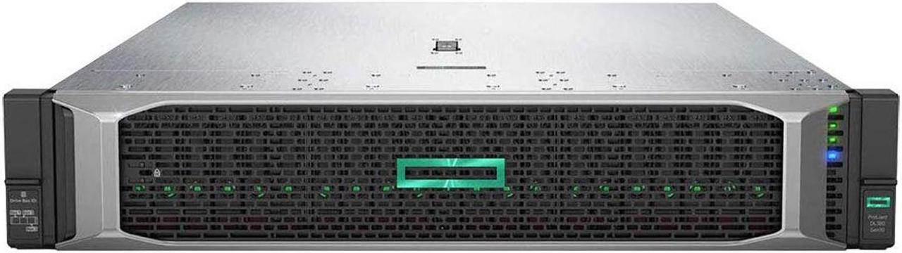 Alt view image 2 of 6 - HPE ProLiant DL380 Gen10 2U Rack Server Bundle with Dual Xeon 6148 2.40 GHz, 256GB DDR4 Memory, 7.68TB Enterprise SSD Storage, RAID, Dual Power, iLO, Rail Kit, Server 2022 Standard
