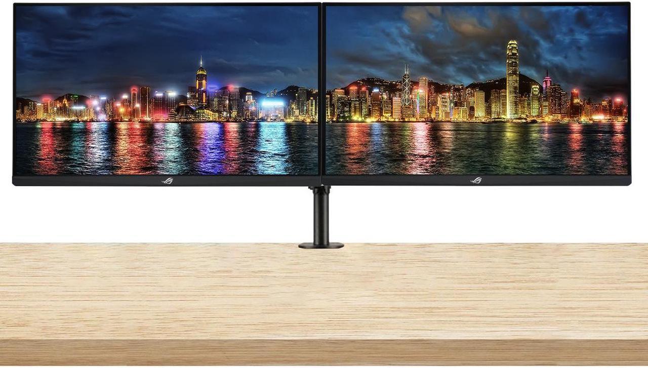 Main image of Asus ROG Swift PG279QM 27-inch 2K QHD 240 Hz 1 ms Gaming Monitor, 2-Pack Bundle with DisplayPort, HDMI, USB Hub, Integrated Speakers, Desk Mount Dual Monitor Stand