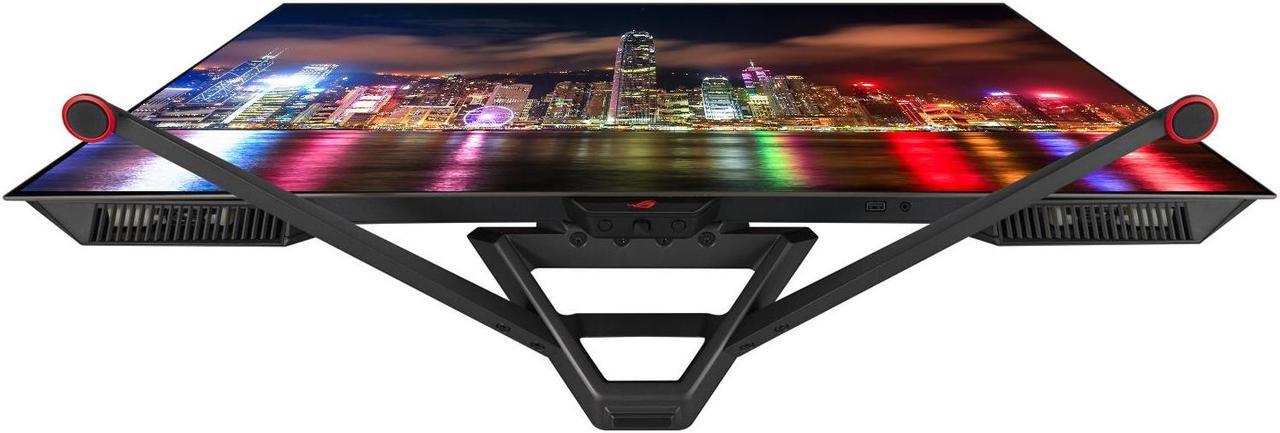Alt view image 4 of 6 - Asus ROG Swift PG48UQ 48-inch UHD OLED 138 Hz 0.1 ms Gaming Monitor Bundle with Custom Heatsink, DisplayPort, HDMI, USB Hub, Integrated Speakers, Desk Mount Monitor Stand
