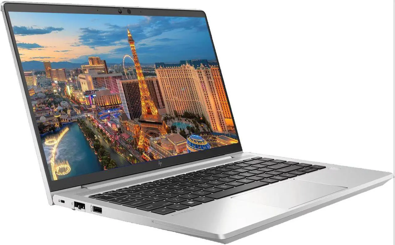 Alt view image 2 of 7 - HP EliteBook 640 G10 14" i5, 16GB RAM, 256GB SSD, Windows 11 Pro Notebook Bundle with 2 x EliteDisplay E27 27" Monitors, Dual Stand, USB-C Dock, Keyboard and Mouse, Webcam, Headphones, Bag