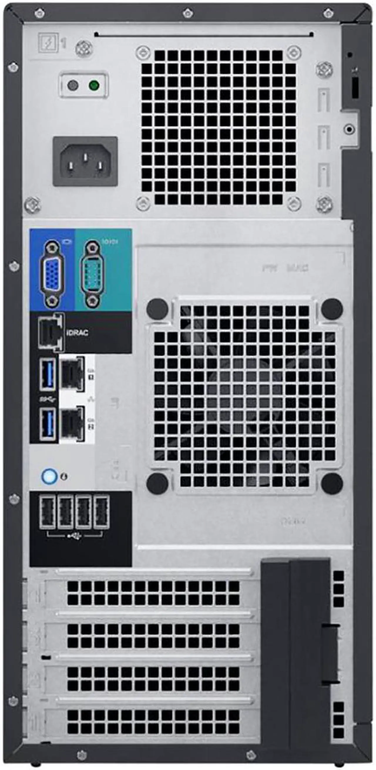 Alt view image 2 of 6 - Dell PowerEdge T140 Mini Tower Server, Intel Xeon 3.3GHz CPU, 64GB DDR4 RAM, 16TB HDD Storage, RAID, Windows Server 2019