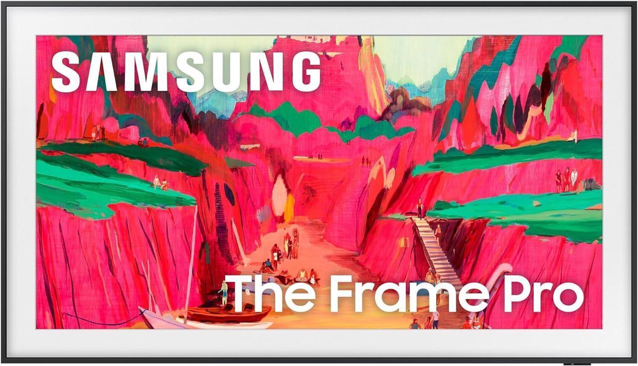 Alt view image 2 of 7 - Samsung QN85LS03FWFXZA 85 Inch The Frame Wireless 4K Neo QLED TV with 3 Year Amber Protection Plan (2025)