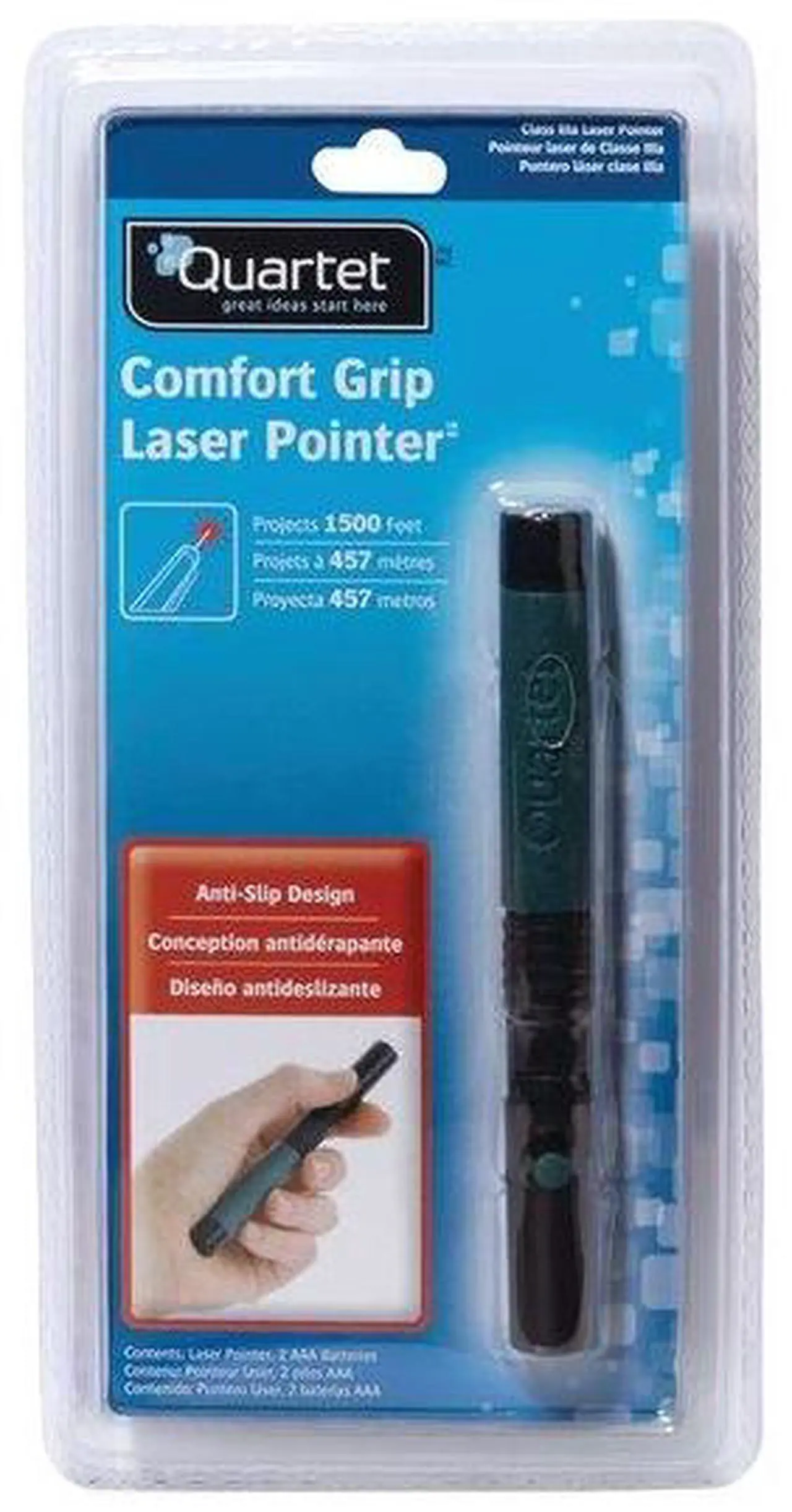 Main image of Quartet Quartet Classic Comfort Laser Pointer, Class 3a, Large Venue, Green -