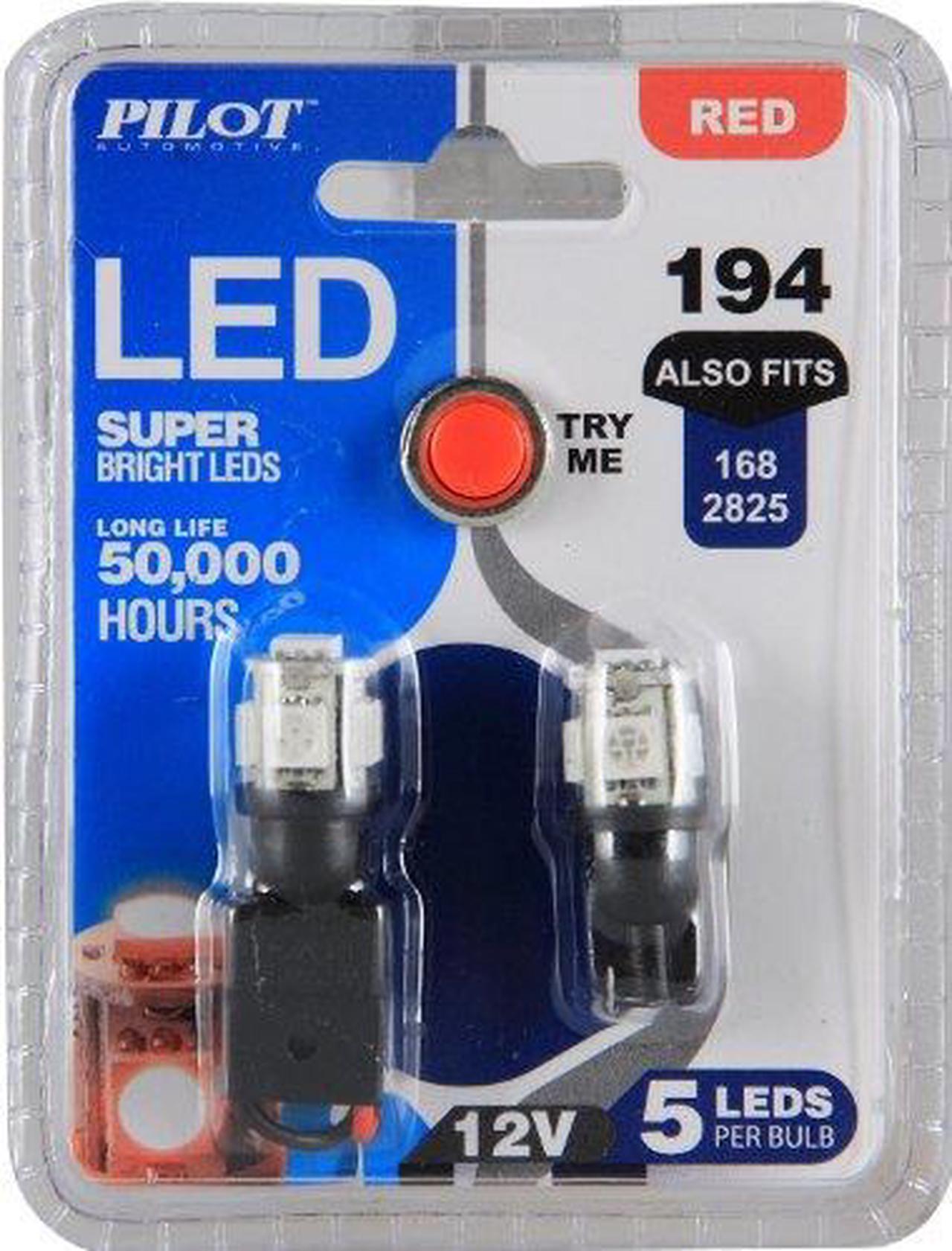 Alt view image 2 of 12 - 2-Piece Set 5-SMD LED Dome Light Bulb, Red