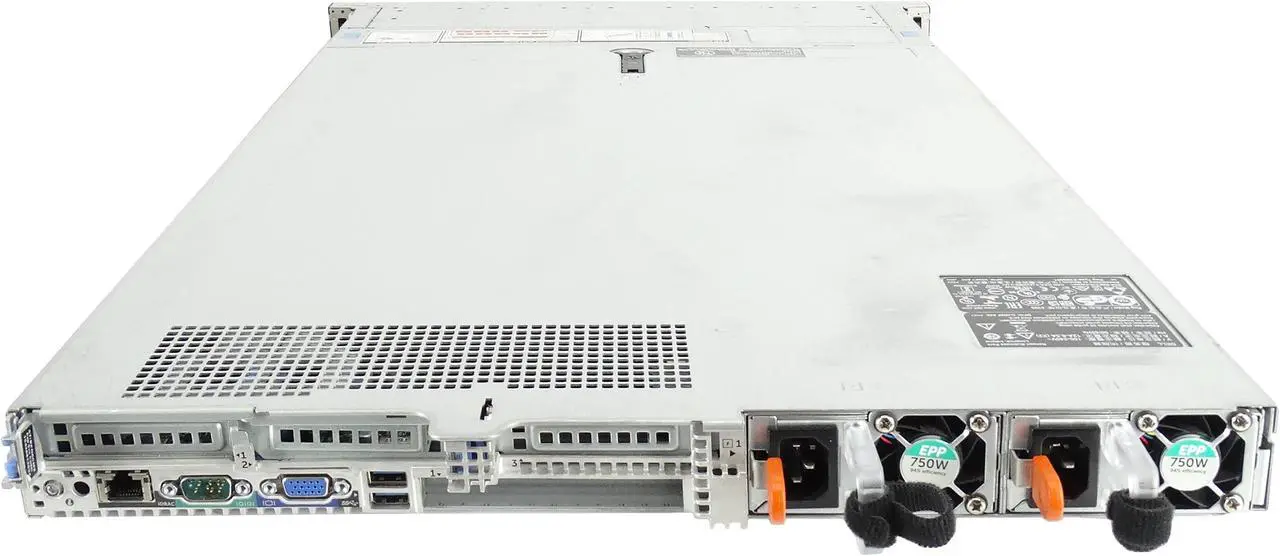 Alt view image 3 of 3 - Dell PowerEdge R640 10 NVMe Bay SFF 1U Server, 2x Intel Xeon Gold 6130 2.1GHz 16C CPU, 384GB (12 x 32GB) DDR4 RDIMM, H330, 10x 15.36TB NVMe SSD, X520/i350 NDC, Rails Included, 8x5xNBD 1YR Warranty