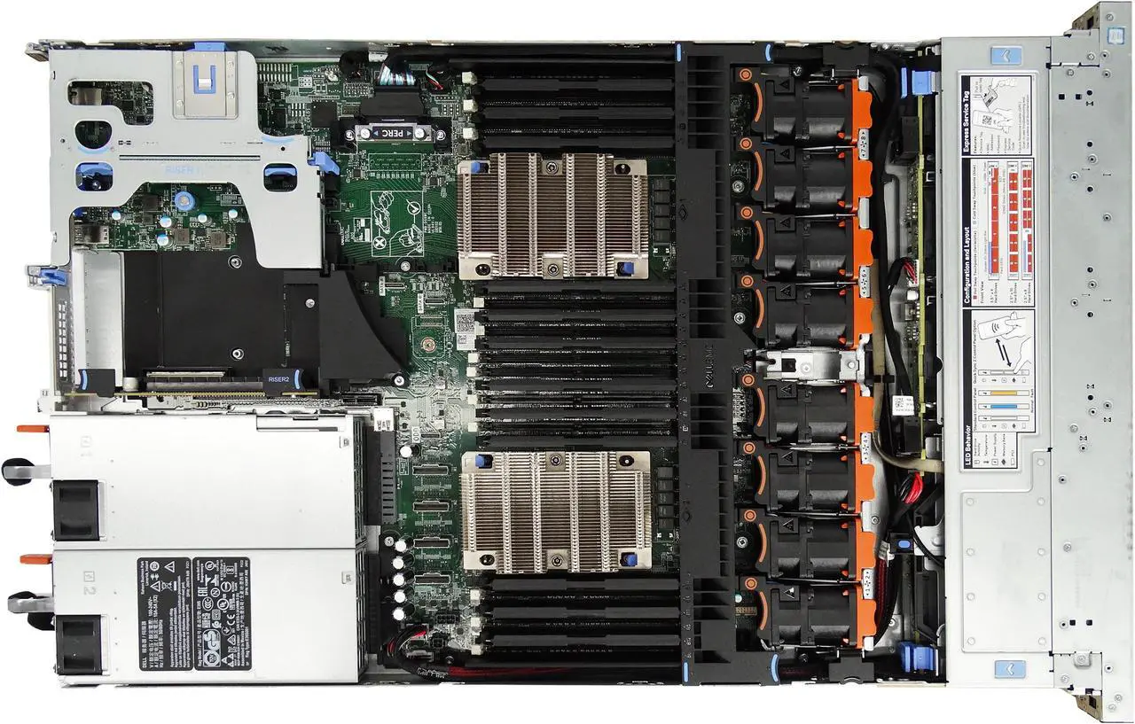 Alt view image 2 of 3 - Dell PowerEdge R640 10 NVMe Bay SFF 1U Server, 2x Intel Xeon Gold 6130 2.1GHz 16C CPU, 384GB (12 x 32GB) DDR4 RDIMM, H330, 10x 15.36TB NVMe SSD, X520/i350 NDC, Rails Included, 8x5xNBD 1YR Warranty