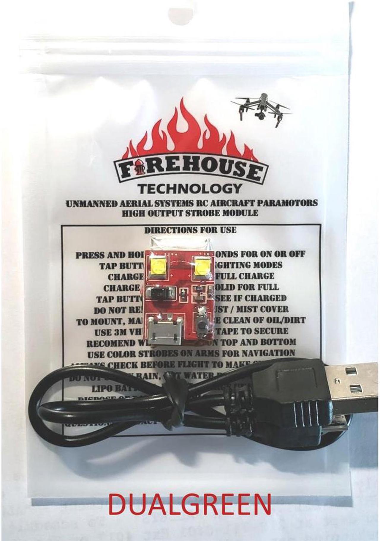 Main image of Firehouse Technology Dual Green Strobe Light #DUALGRN