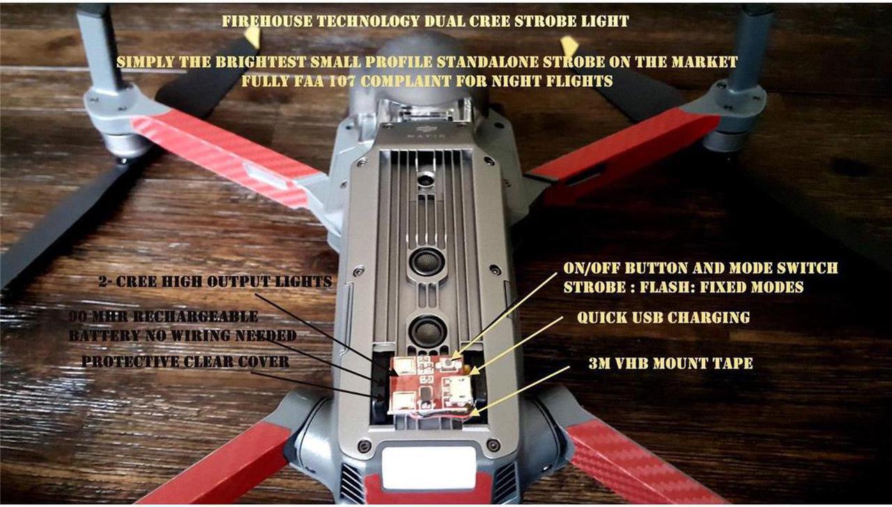 Alt view image 3 of 5 - Firehouse Technology Dual Green Strobe Light #DUALGRN