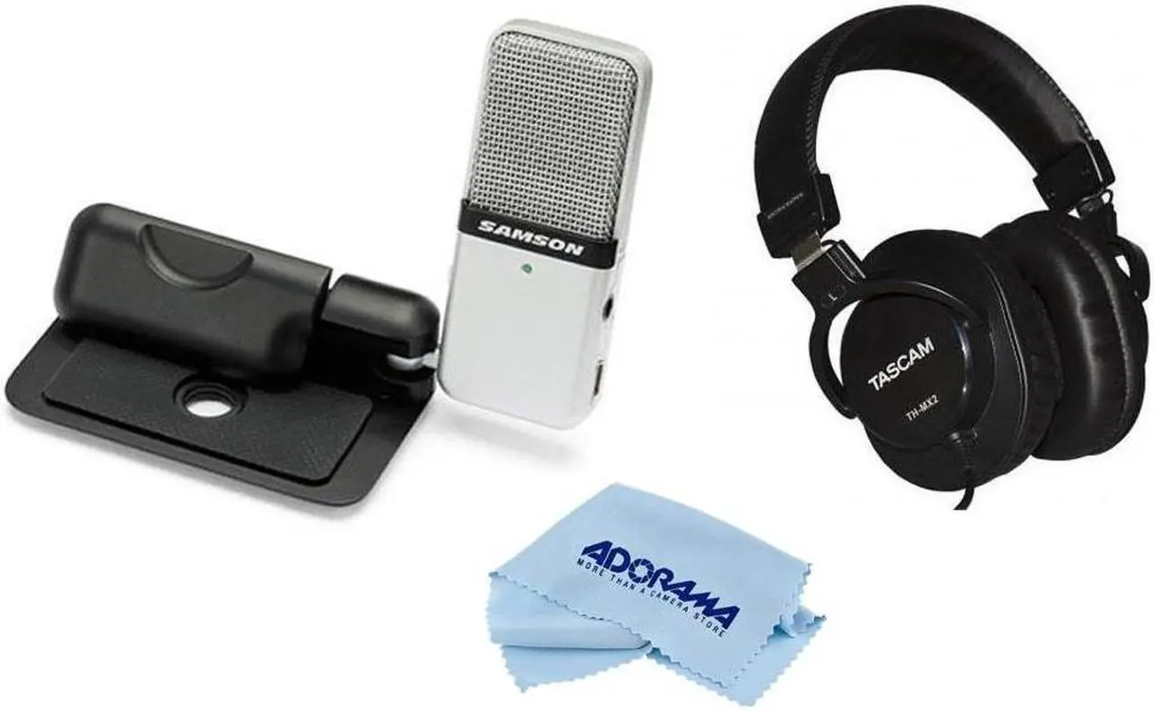 Main image of Samson Go Mic - Portable USB Microphone & Headphone Kit #SAGOMIC A