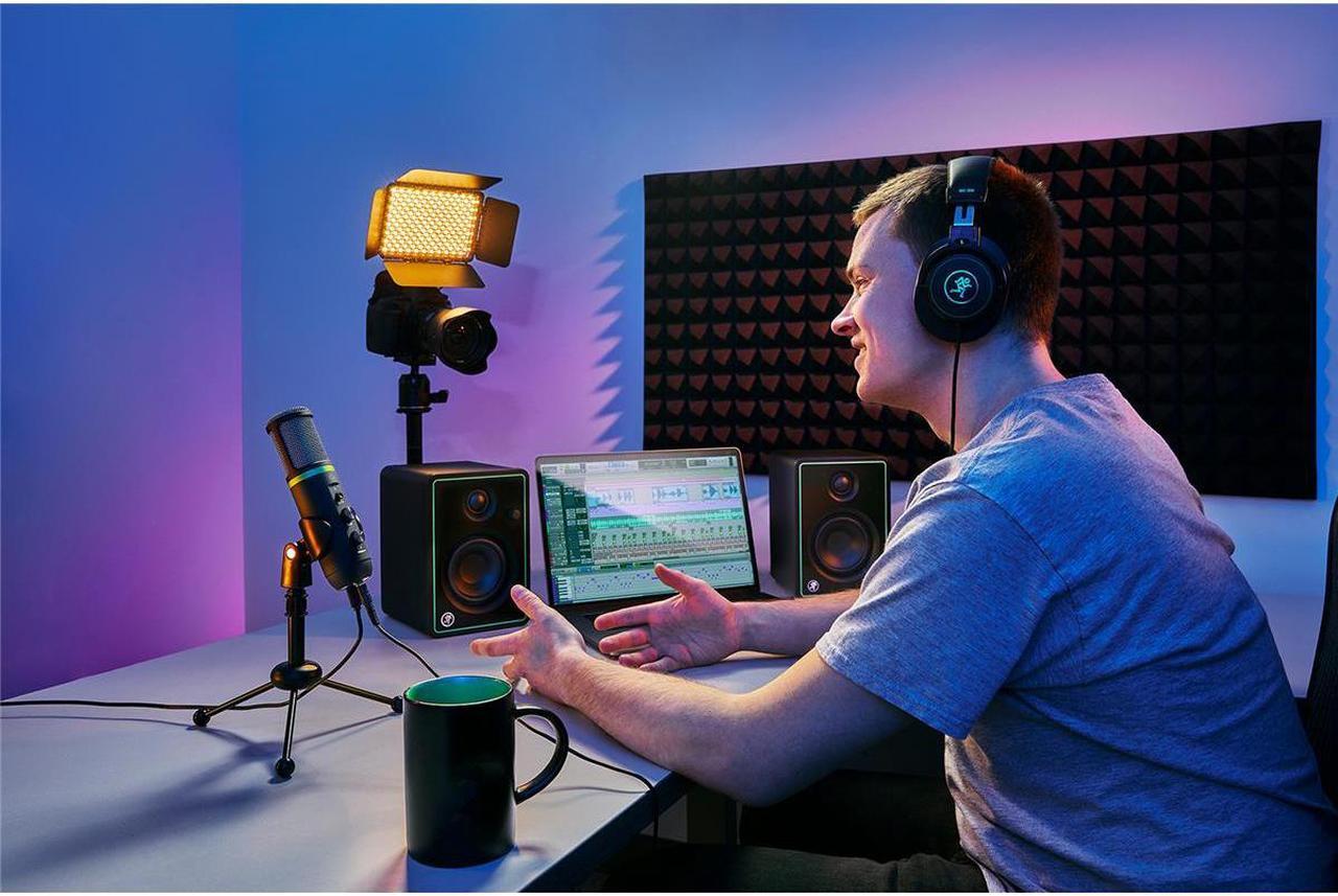 Alt view image 6 of 17 - Mackie MC-100 Closed-Back, Over-Ear Headphones