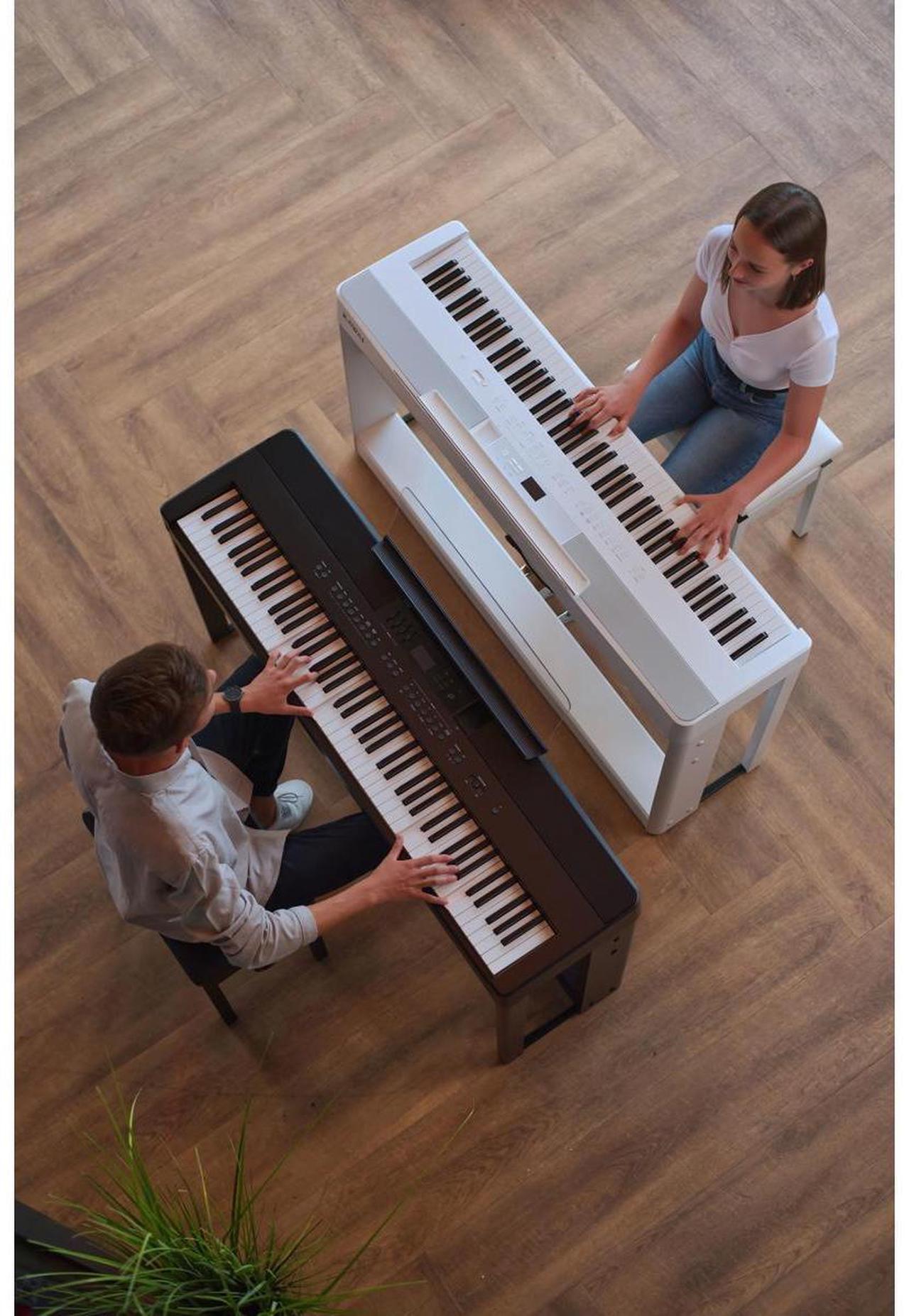 Alt view image 7 of 8 - Kawai ES920 Digital Piano Black