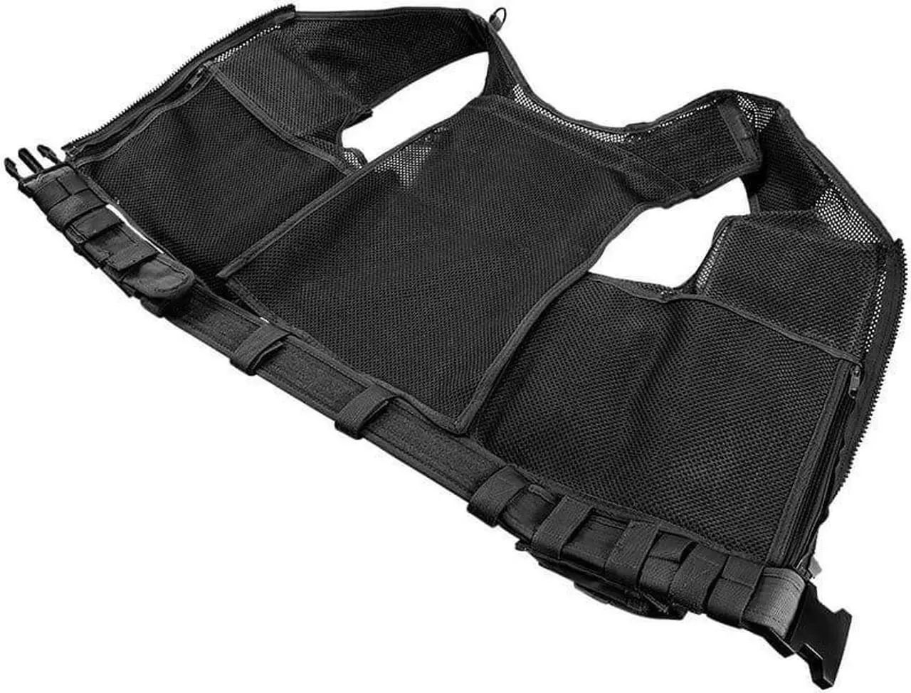 Alt view image 6 of 6 - BARSKA BI13196 Tactical Vest,Nylon,XL +,Black