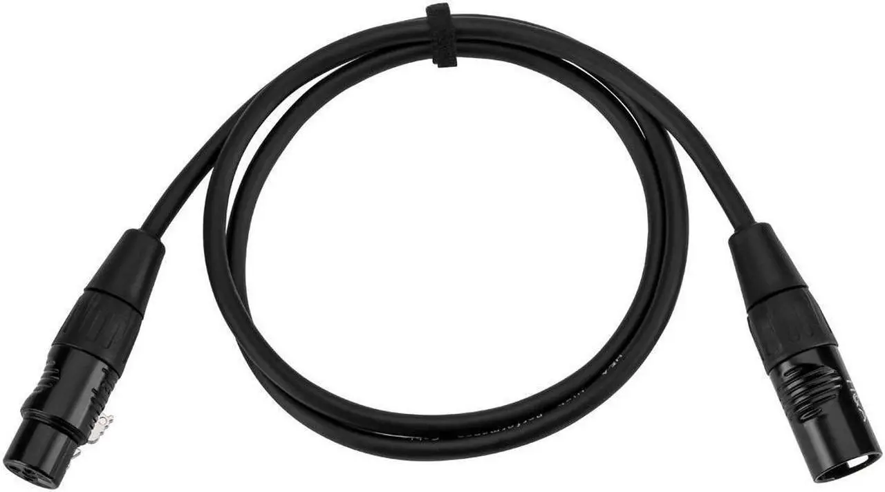 Main image of H&A Elite Pro 3' XLR M to XLR F Microphone Cable with Rean Connectors #G-XMF-3