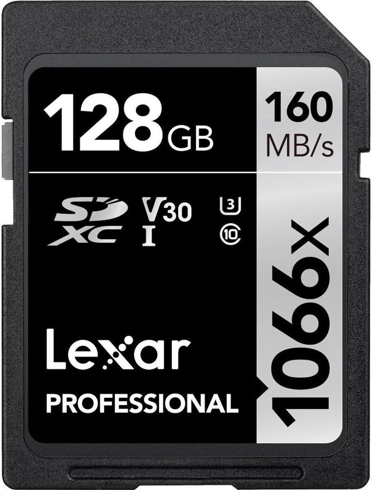 Lexar SILVER Series Professional 1066x 128GB SDXC UHS-I Memory Card