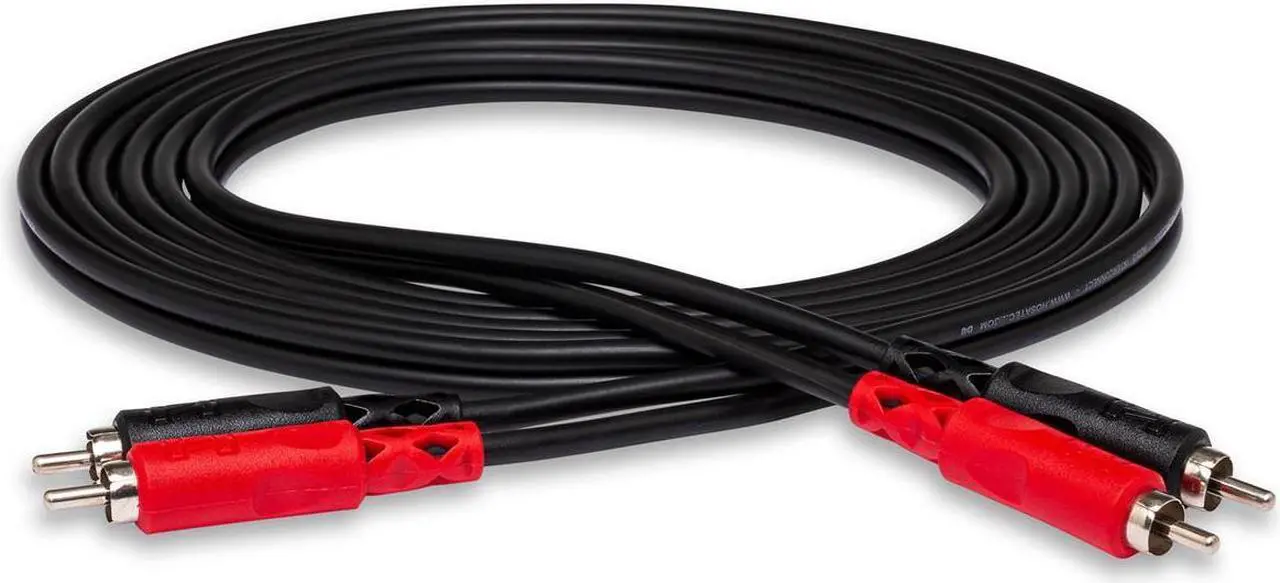 Alt view image 2 of 20 - Hosa CRA201 Dual RCA to Dual RCA Cable, 1 Meter (3.3 ft)