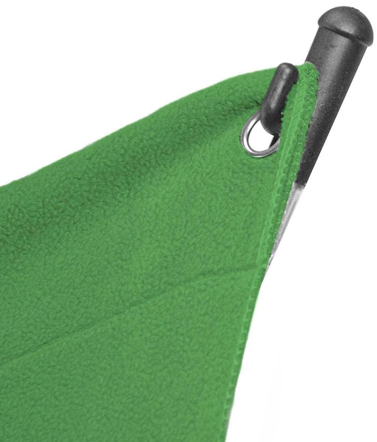 Alt view image 5 of 7 - Savage 5x7' Chroma Green Background Backdrop Travel Kit, Includes Stand, Bag