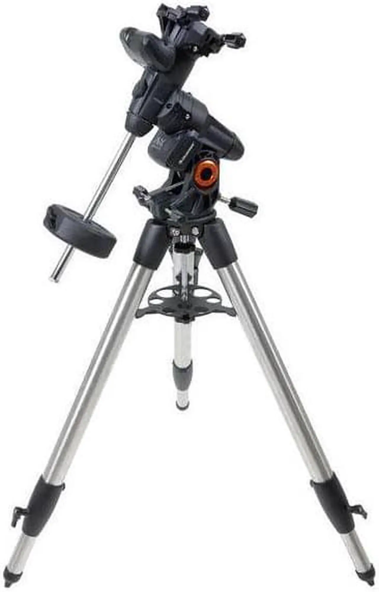 Alt view image 5 of 5 - Celestron Advanced VX Mount with Dual Saddle Plate & Celestron Polar Axis Finder