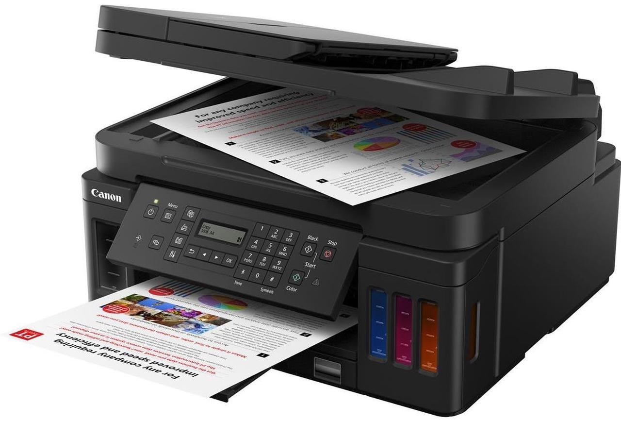 Alt view image 15 of 20 - Canon PIXMA G7020 Wireless MegaTank All-in-One Printer