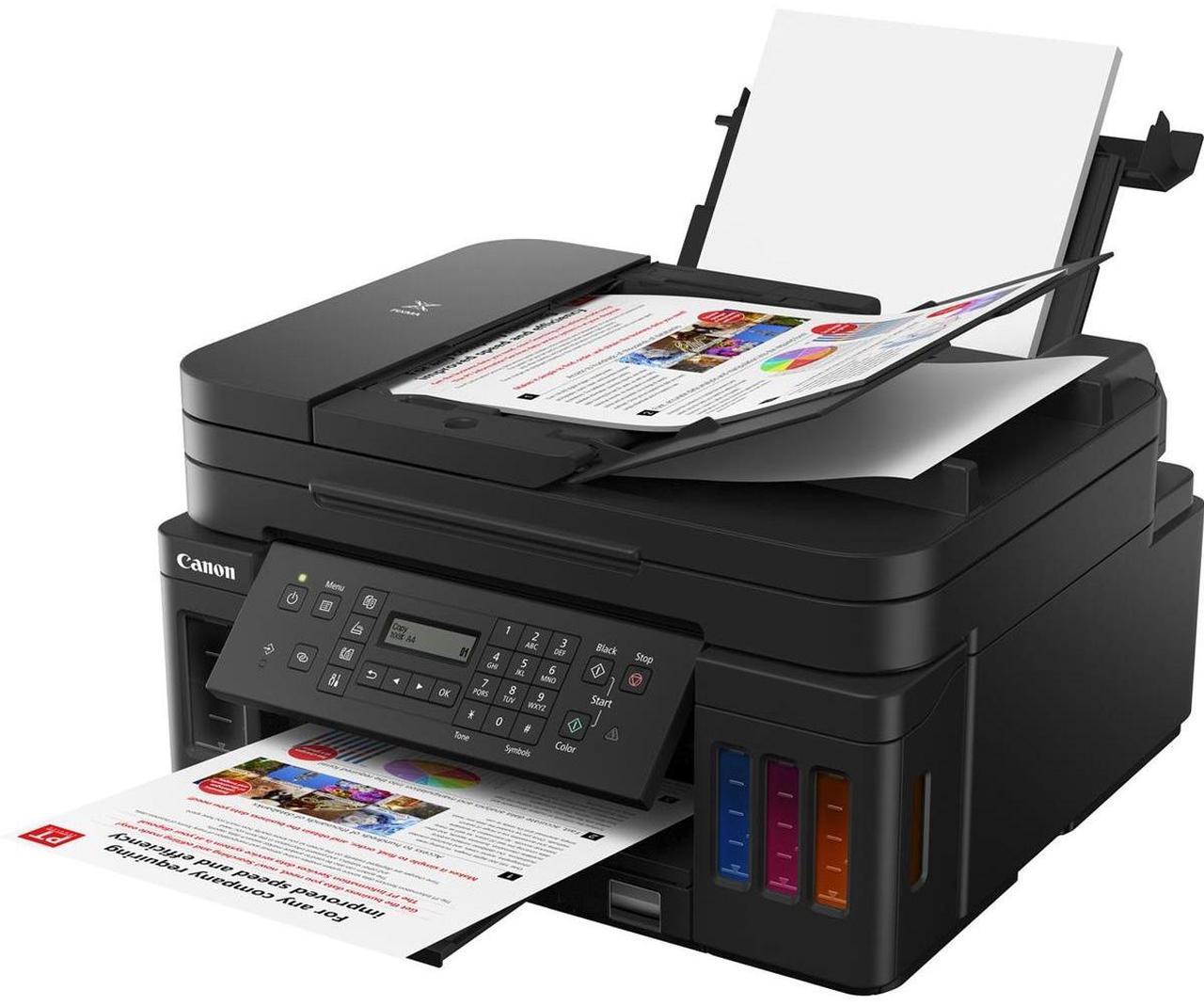 Alt view image 14 of 20 - Canon PIXMA G7020 Wireless MegaTank All-in-One Printer