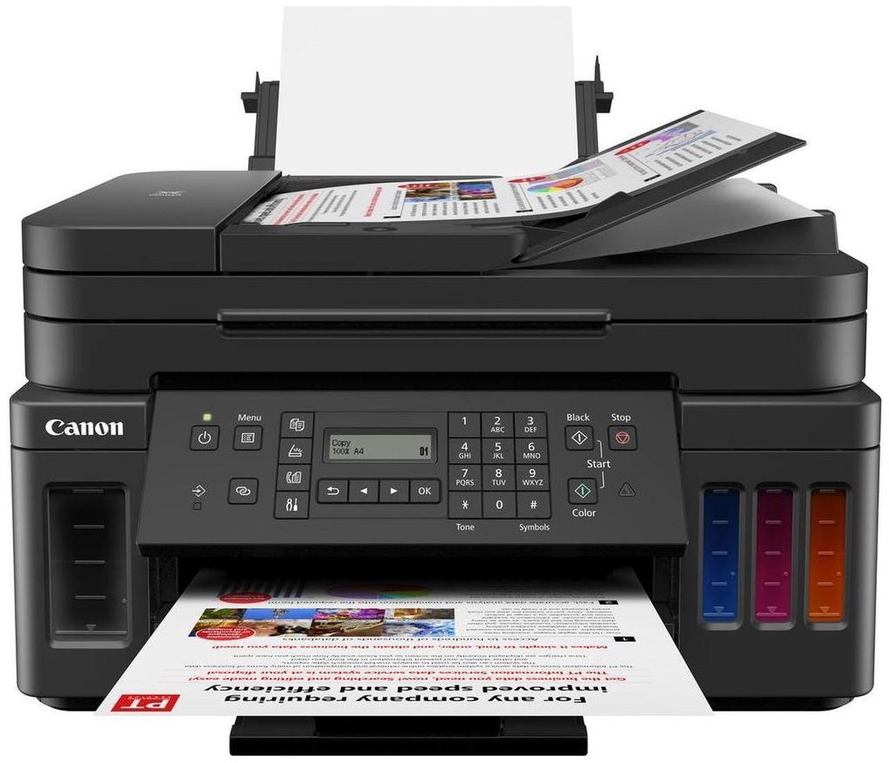 Alt view image 12 of 20 - Canon PIXMA G7020 Wireless MegaTank All-in-One Printer