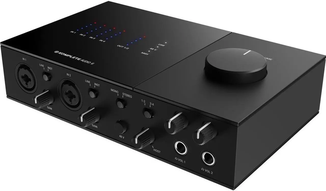 Alt view image 7 of 10 - native instruments komplete audio 6 mk2
