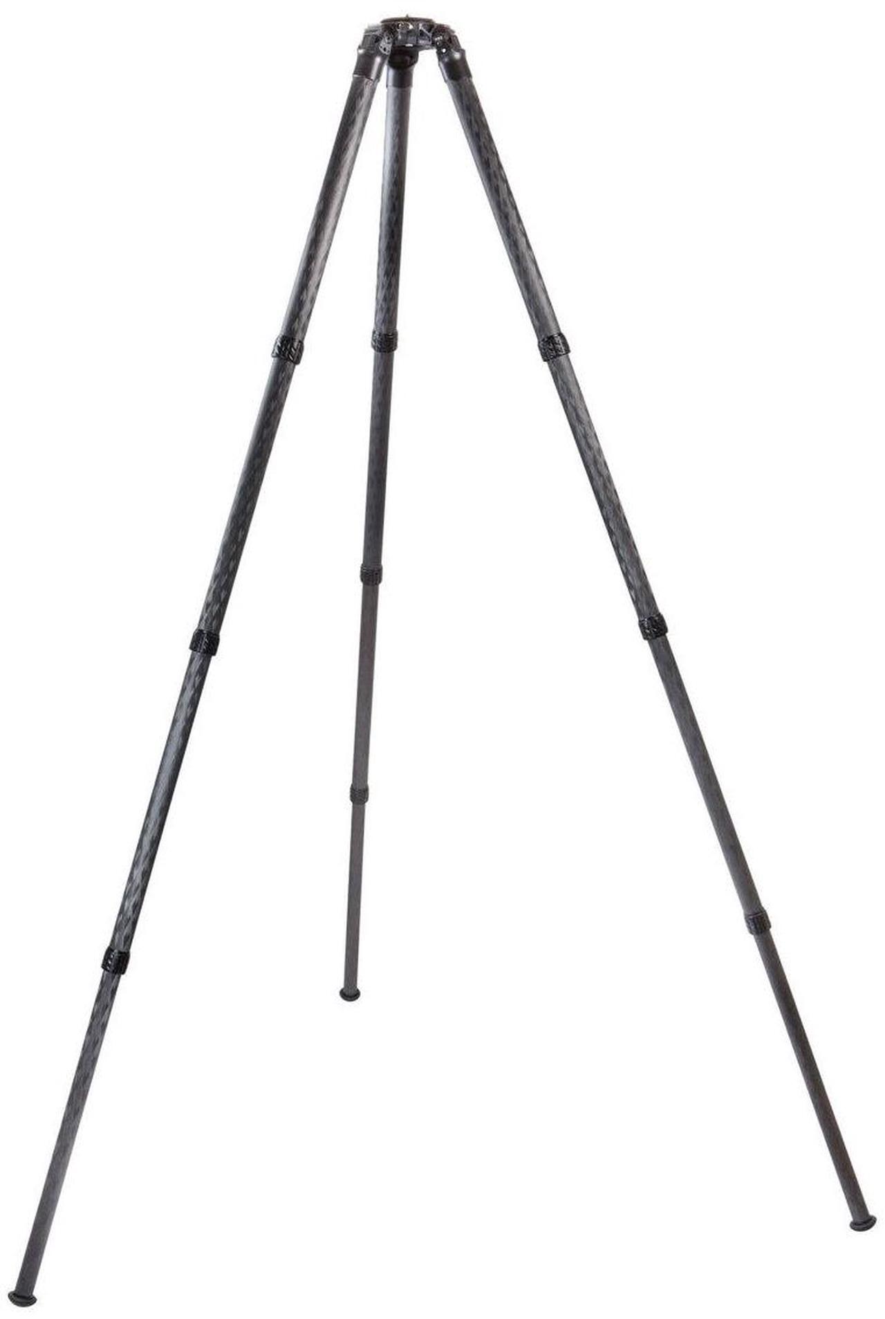Alt view image 3 of 7 - ProMediaGear TR424 Pro-Stix 4-Section Carbon Fiber Tripod, 58" Max Height, Red