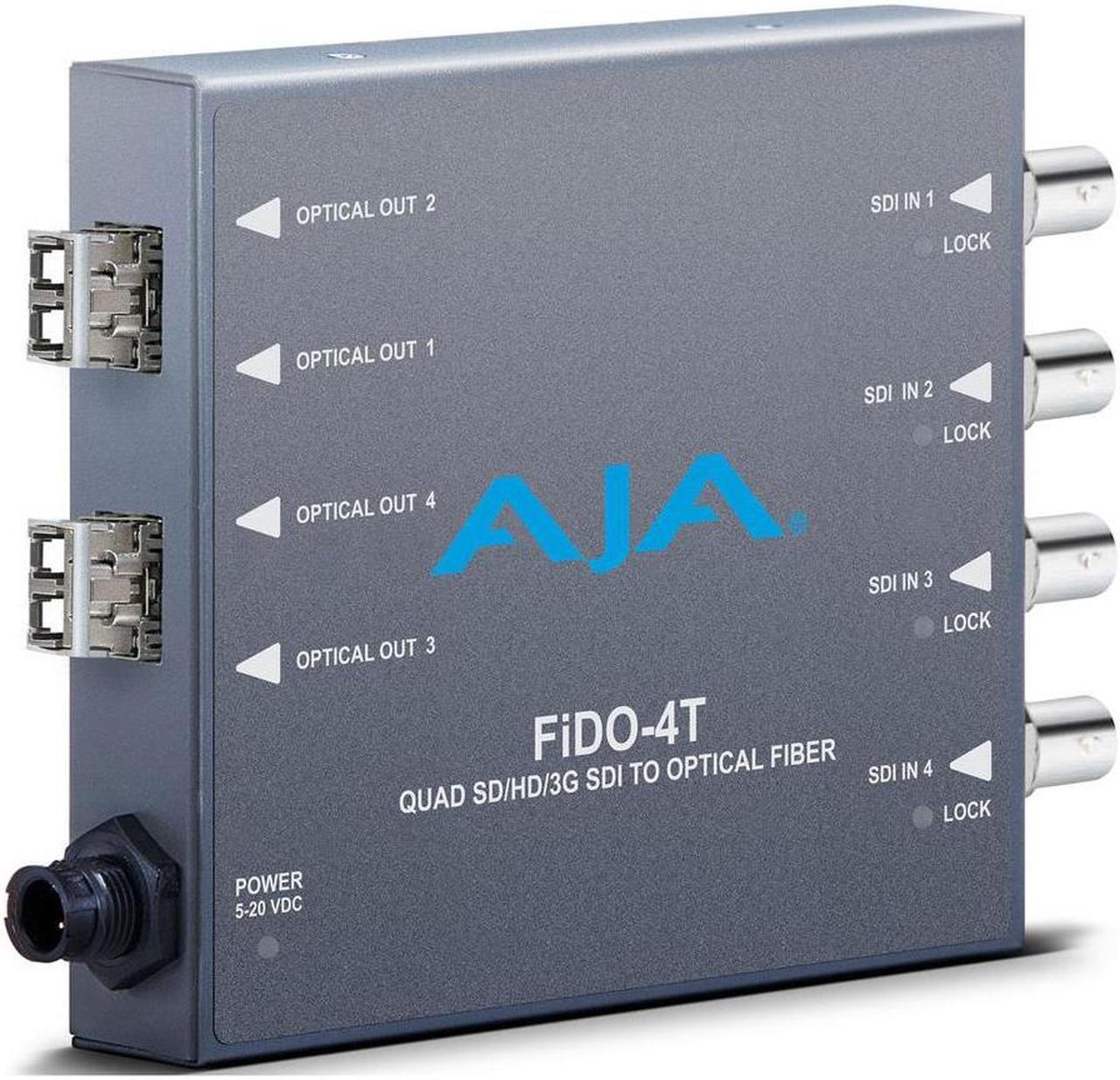 Main image of AJA FIDO 4 Channel 3G-SDI to LC Optical Fiber Transmitter #FIDO-4T