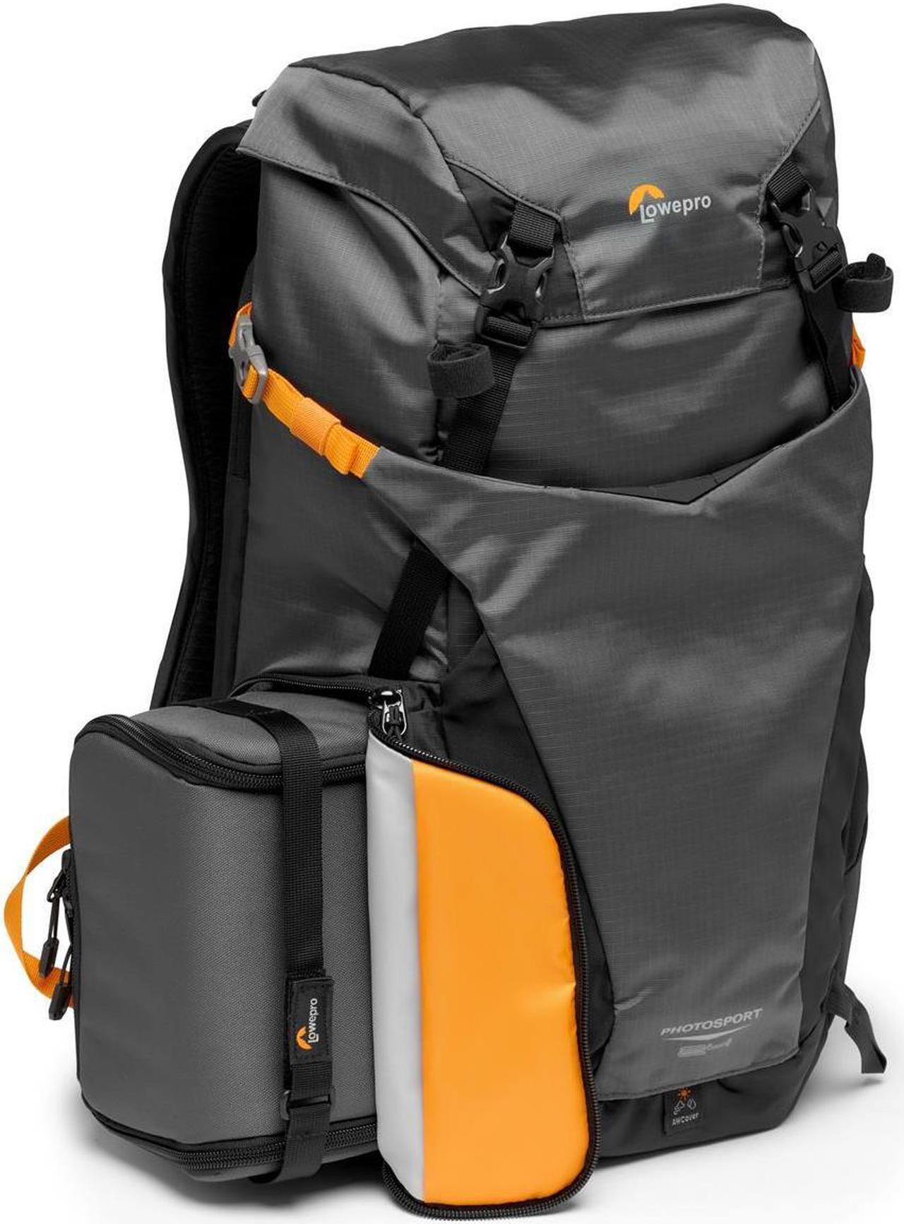 Alt view image 5 of 11 - Lowepro PhotoSport BP 24L AW III, Hiking Camera Backpack , with Side Access, with Removable Camera Insert, with Accessory Strap System, Grey, for Mirrorless compatible with Sony 7