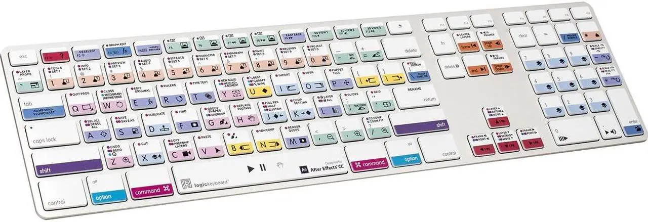 Alt view image 3 of 3 - LogicKeyboard Advance Line American English Mac Apple Keyboard, United States