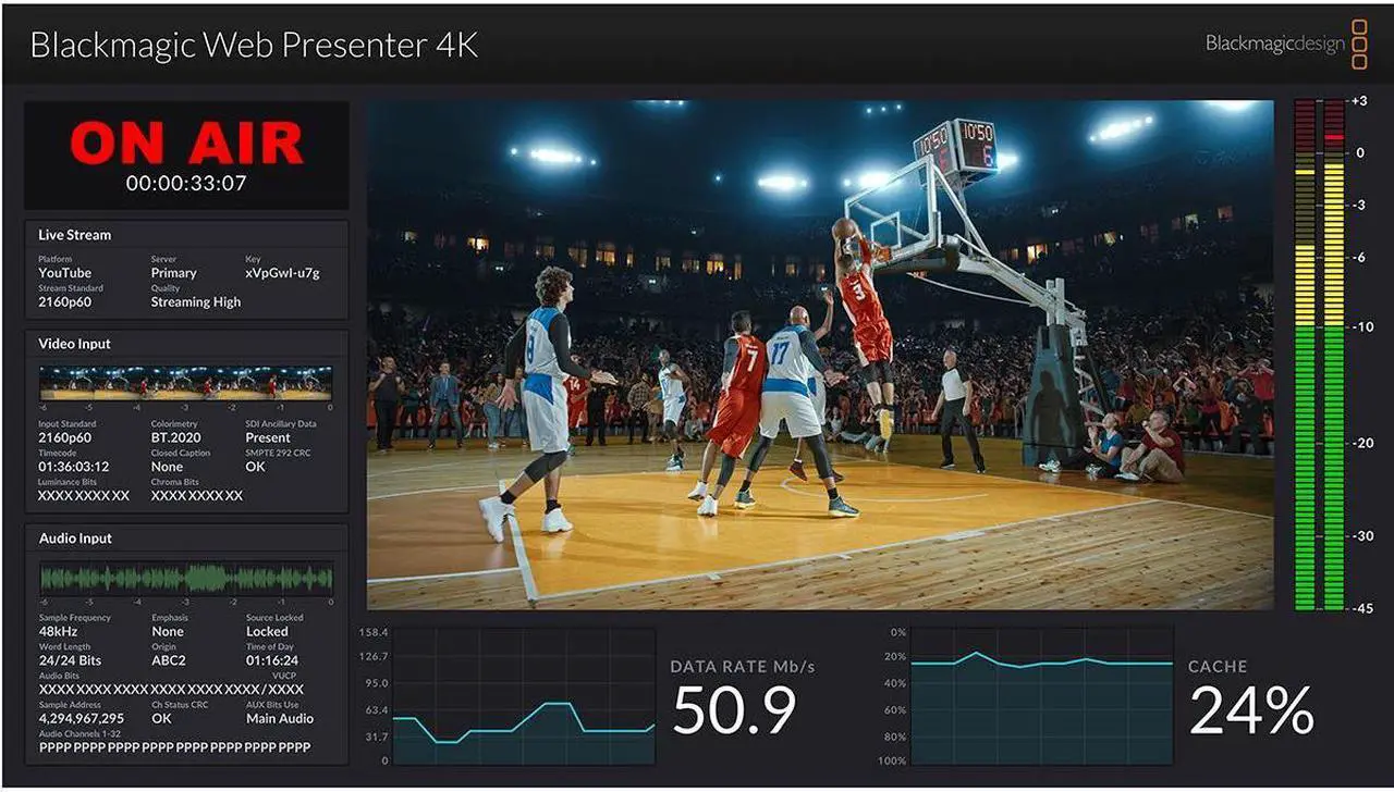 Alt view image 8 of 8 - Blackmagic Design Web Presenter 4K