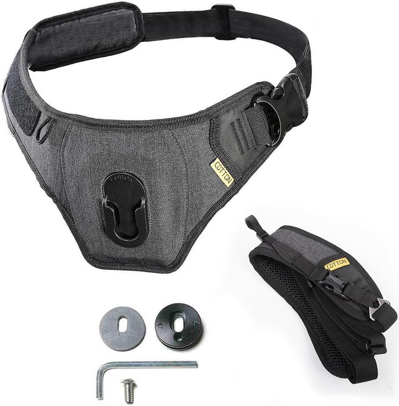 Alt view image 5 of 10 - Cotton Carrier 500CBS SlingBelt 1-Camera Carrying Harness with Tether