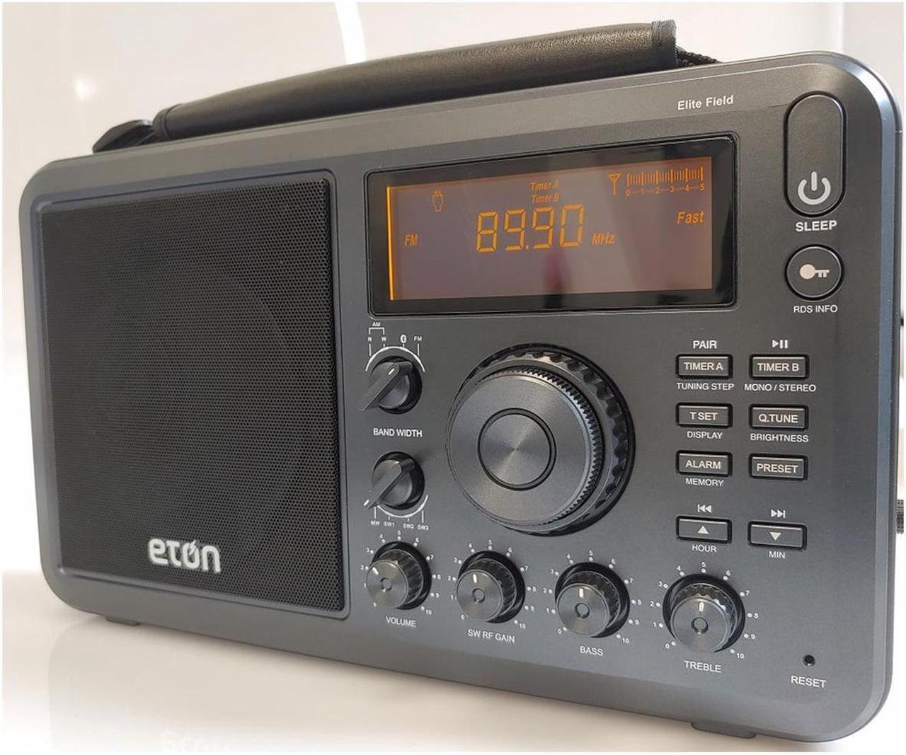 Alt view image 7 of 12 - eton elite field am/fm/shortwave desktop radio with bluetooth