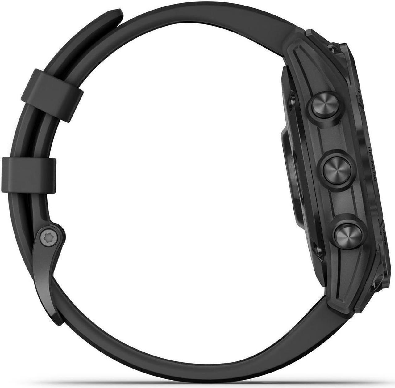 Alt view image 6 of 12 - Garmin fenix 7 - Solar Edition, Slate Gray with Black Band