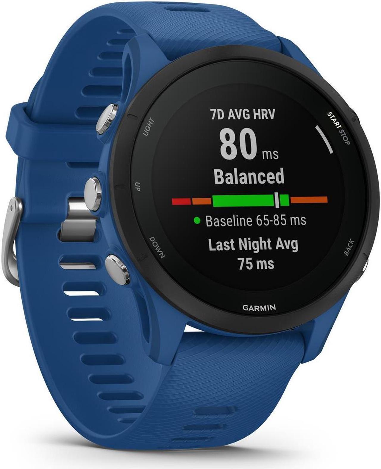 Alt view image 3 of 9 - Garmin Forerunner 255, Tidal Blue | Smart Watch 010-02641-01