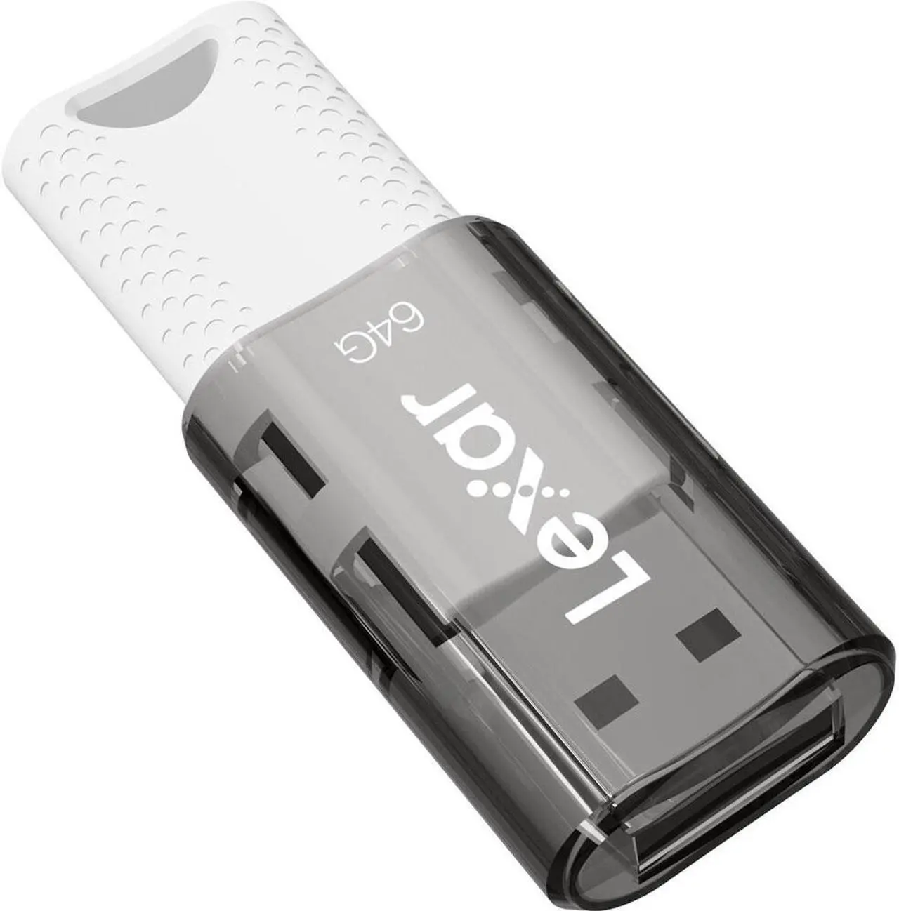 Alt view image 9 of 12 - Lexar JumpDrive S60 64GB USB 2.0 Flash Drive, Black Cover #LJDS060064G-BNBNU