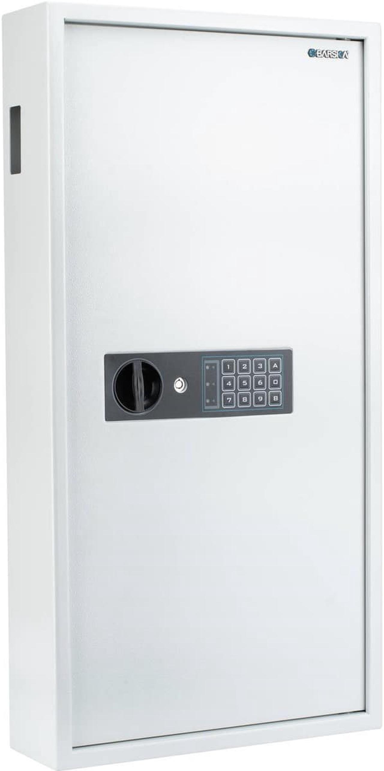 Alt view image 4 of 7 - Barska 180 KEYS KEYPAD WALL KEY SAFE WHITE AX13350