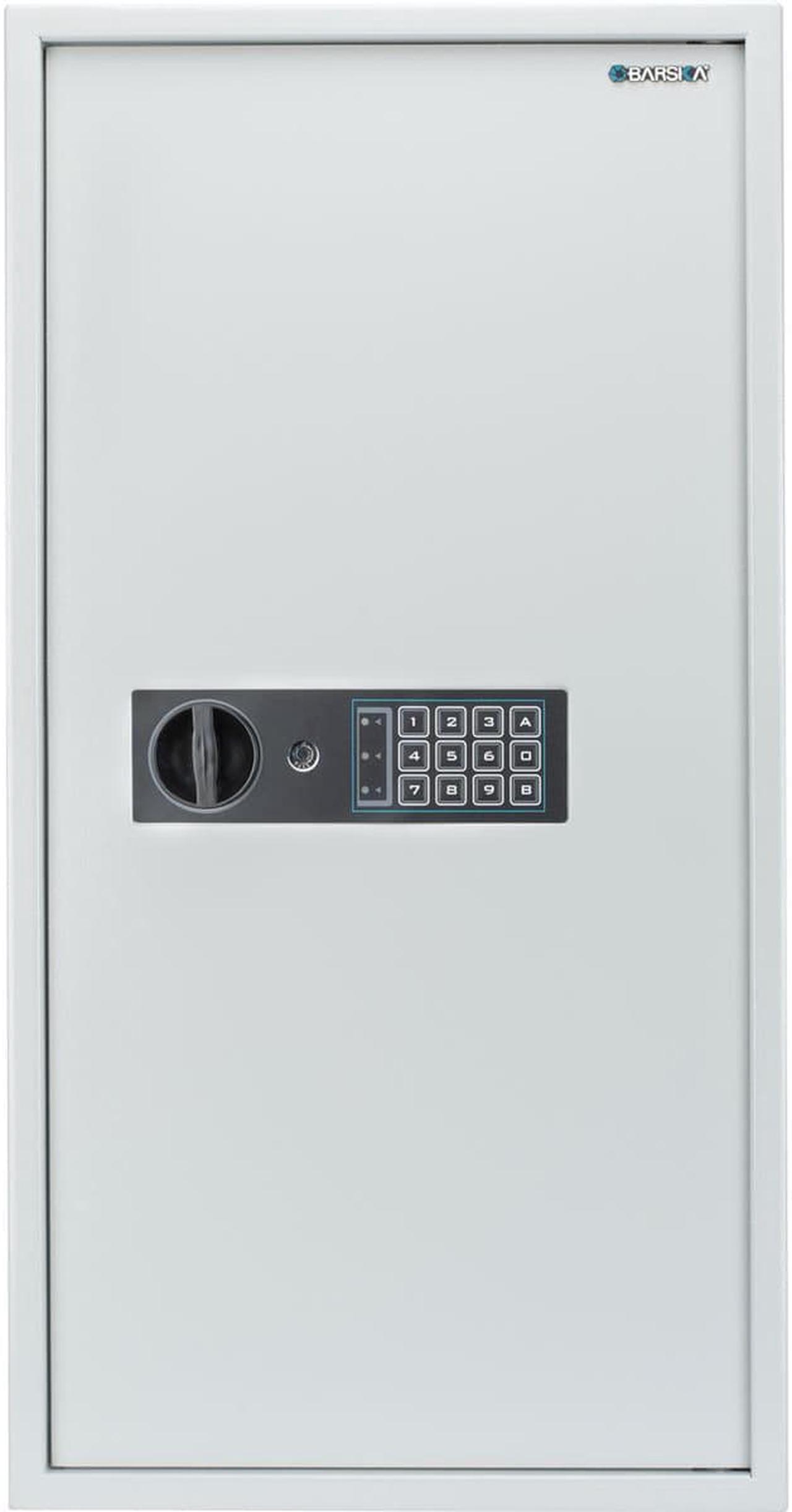 Alt view image 6 of 7 - Barska 180 KEYS KEYPAD WALL KEY SAFE WHITE AX13350