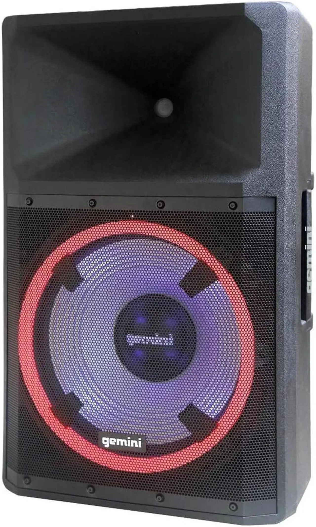 Alt view image 19 of 20 - Gemini GSP-L2200PK Unleash the Ultimate 15" Bluetooth Party Speaker with Dynamic LED Lights, Built in Media Player, and Included Microphone and Speaker Stand