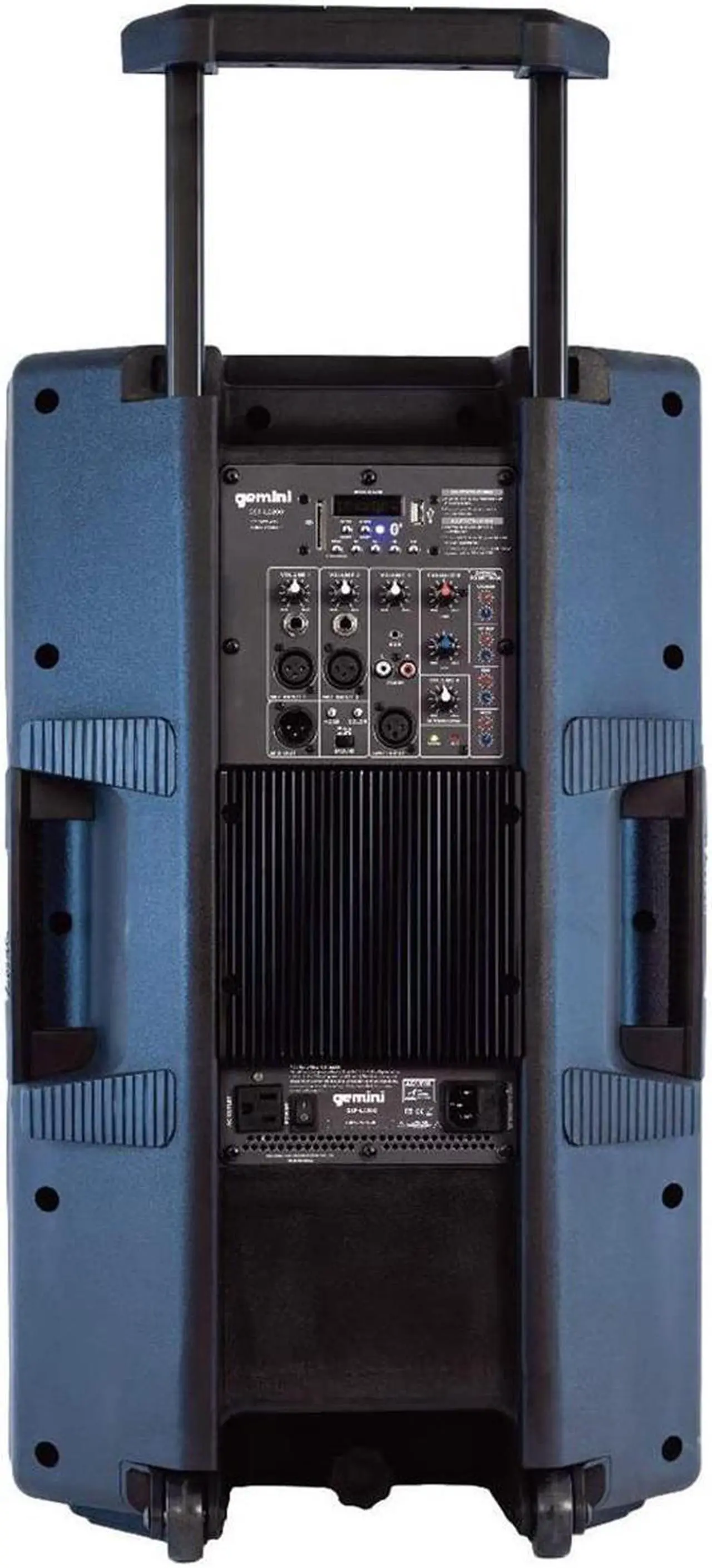 Alt view image 20 of 20 - Gemini GSP-L2200PK Unleash the Ultimate 15" Bluetooth Party Speaker with Dynamic LED Lights, Built in Media Player, and Included Microphone and Speaker Stand