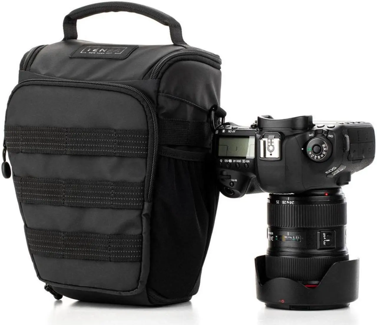 Alt view image 12 of 14 - Tenba Axis V2 4L Top Loader Camera Bag, Black #637-750