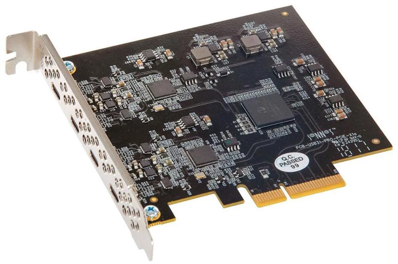 Alt view image 3 of 3 - Allegro USB-C 4-port PCIe Card Thunderbolt compatible