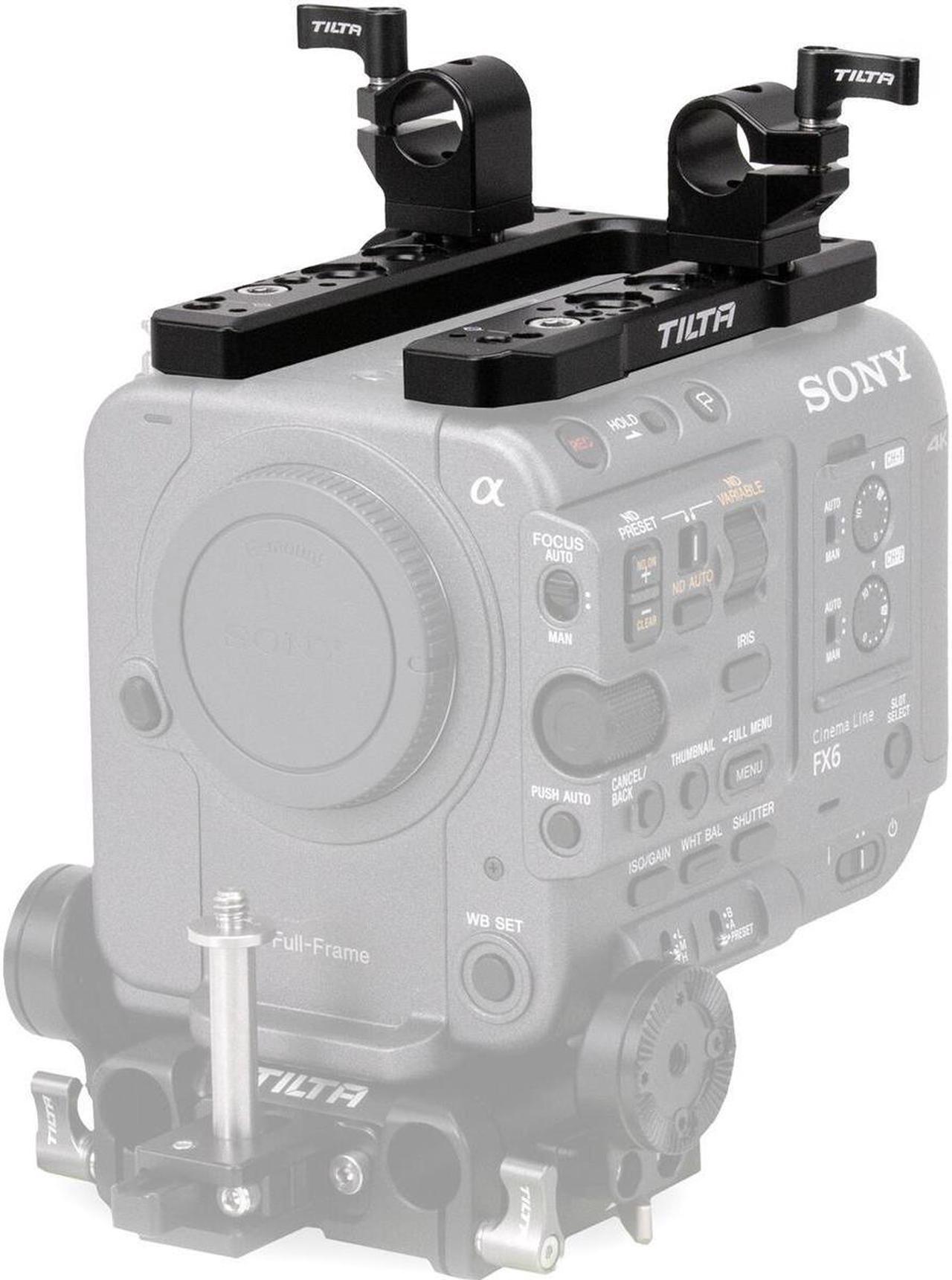 Alt view image 3 of 3 - Tilta Multi-Functional Top Plate for Sony FX6, Black #ES-T20-MTP