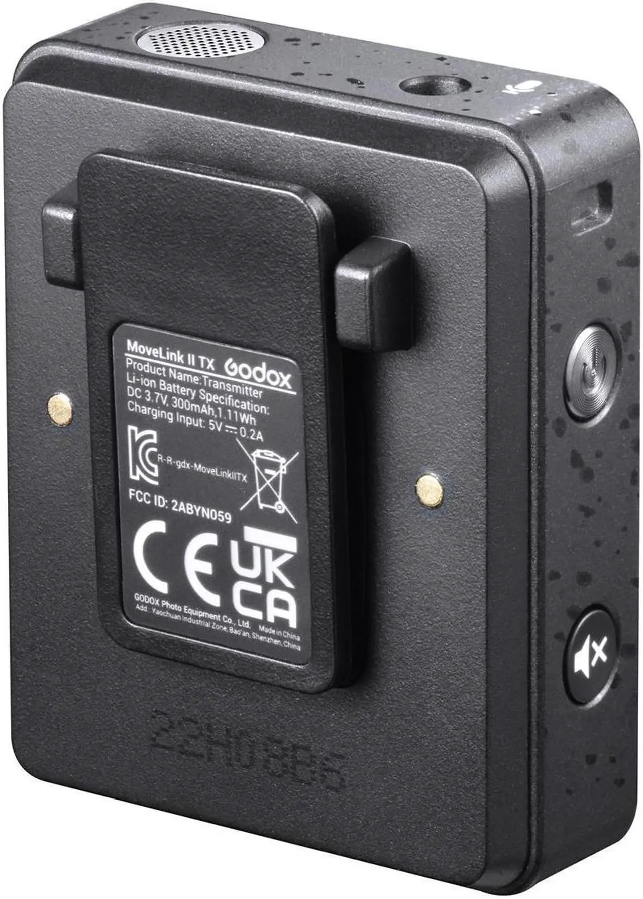 Alt view image 3 of 7 - Godox MoveLink II M2 2.4GHz Wireless Microphone System, Black