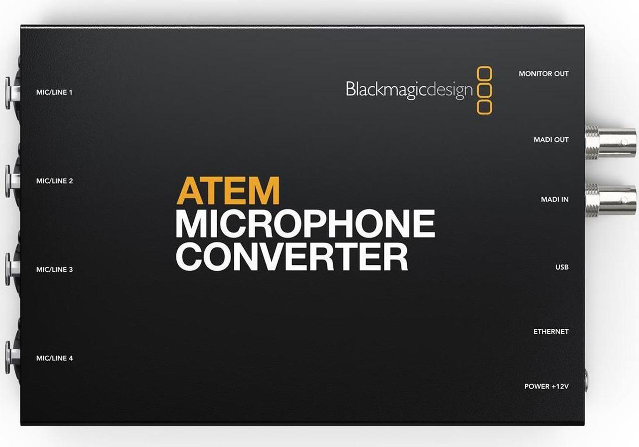 Alt view image 3 of 5 - Blackmagic Design ATEM Microphone Converter #BMD-SWATEMTVSTDMC