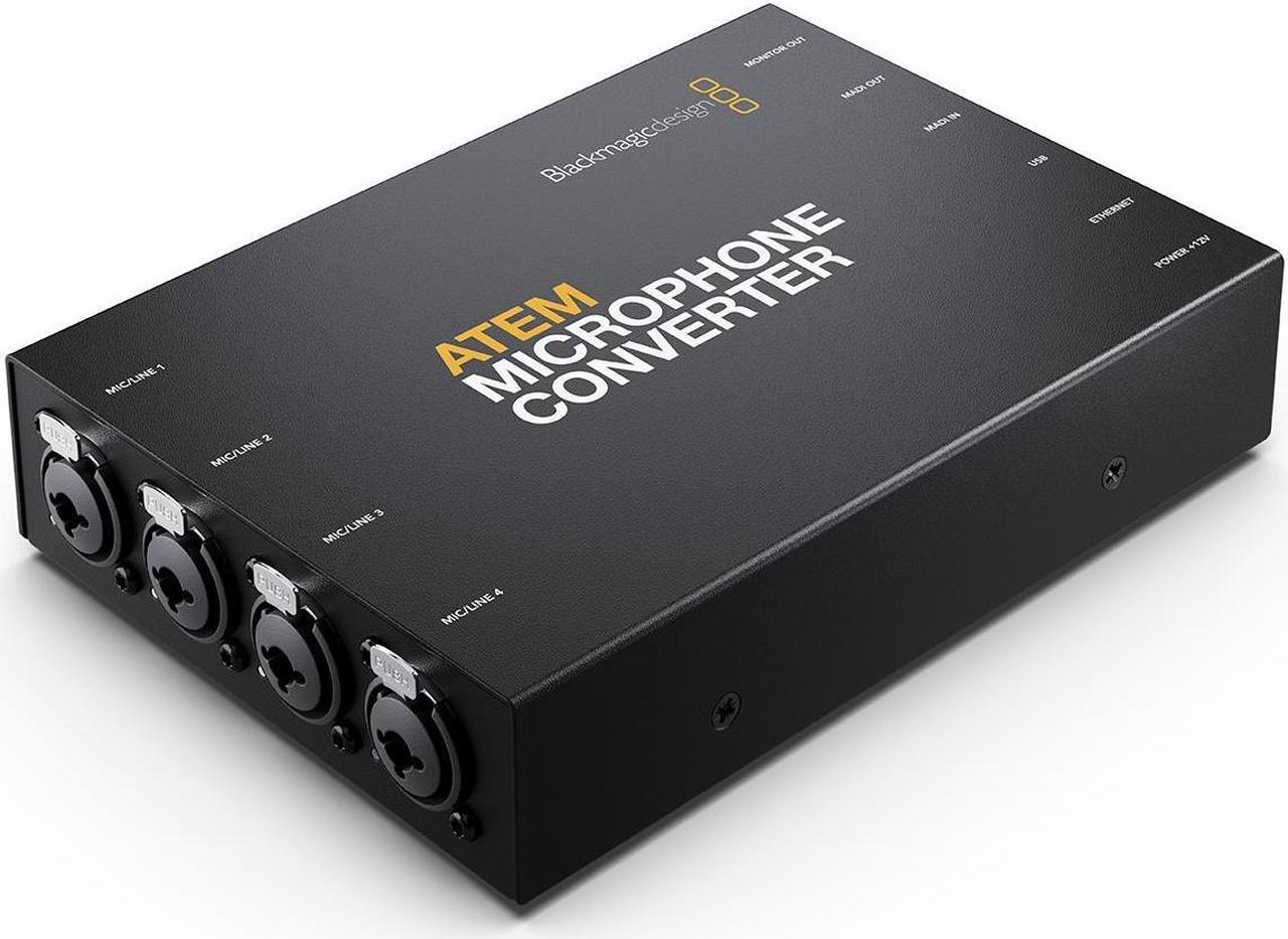 Alt view image 4 of 5 - Blackmagic Design ATEM Microphone Converter #BMD-SWATEMTVSTDMC