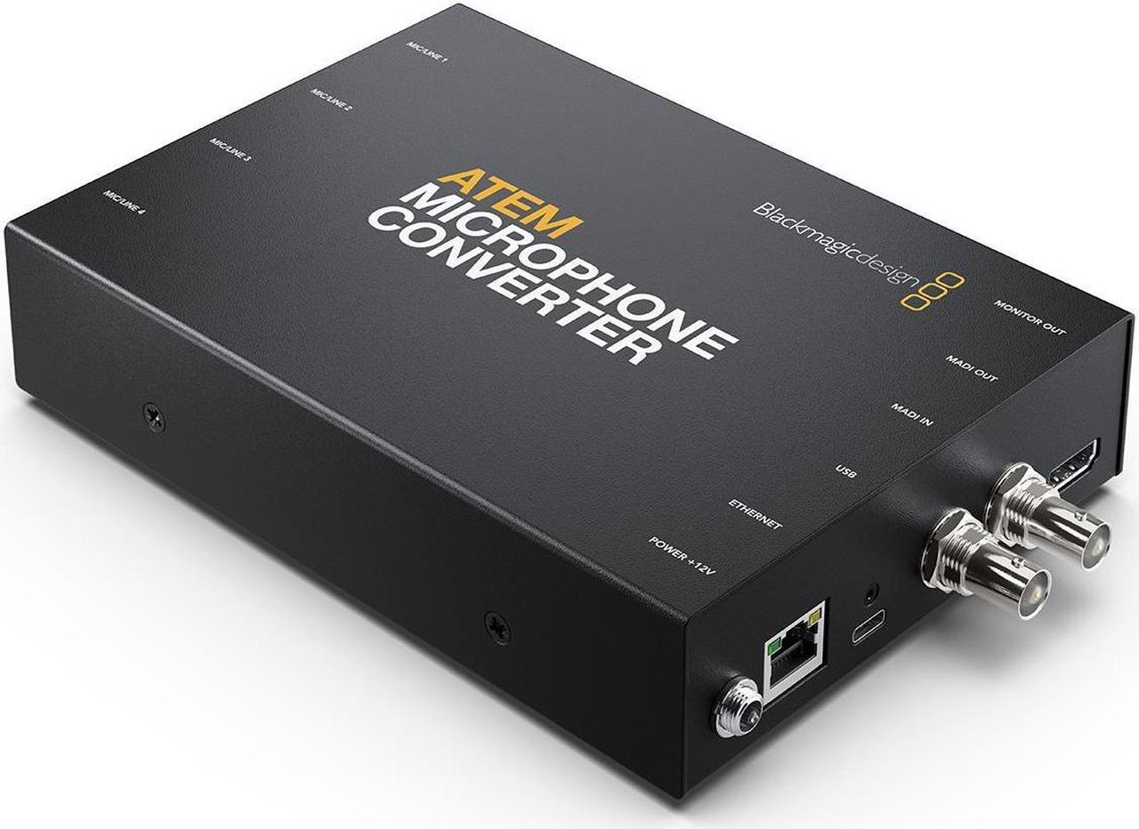Alt view image 5 of 5 - Blackmagic Design ATEM Microphone Converter #BMD-SWATEMTVSTDMC