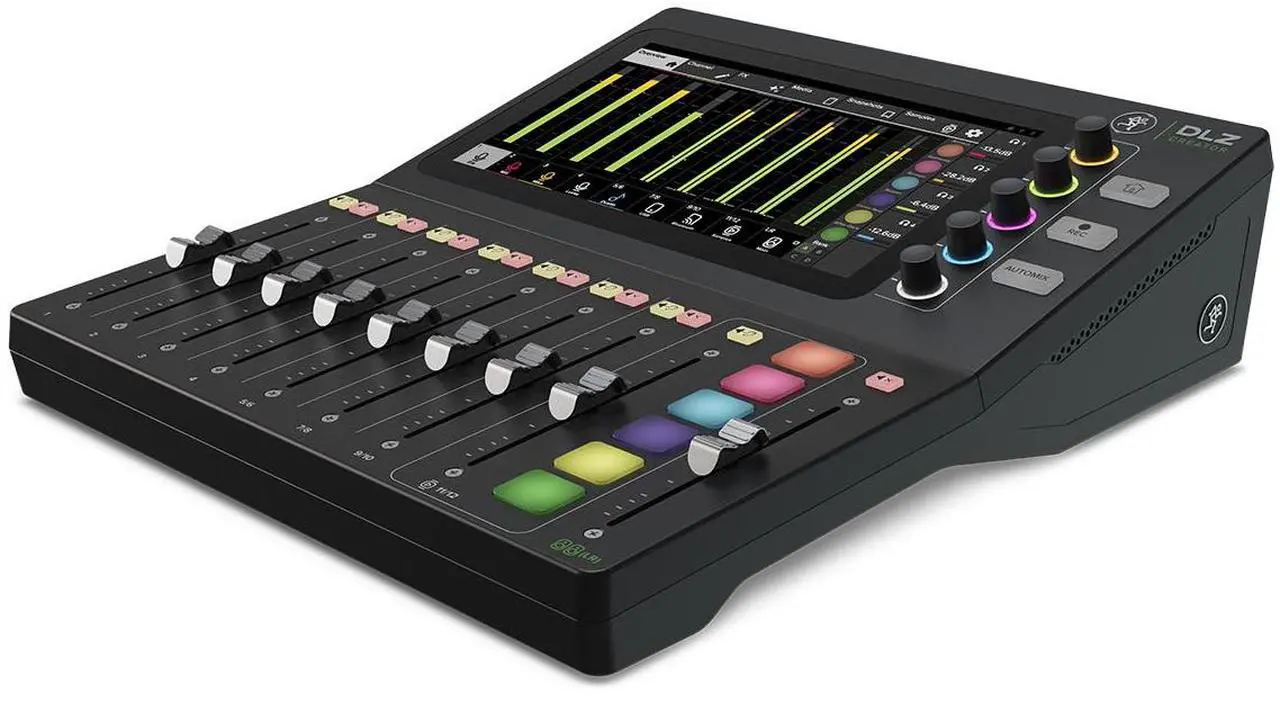 Alt view image 6 of 15 - Mackie DLZ Creator Adaptive Digital Mixer with Mix Agent Technology