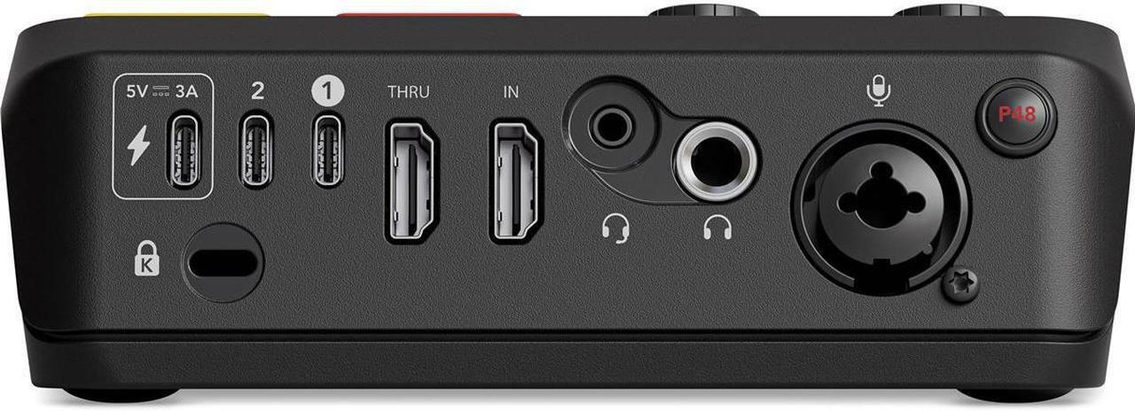 Alt view image 12 of 13 - RØDE StreamerX Audio Interface and Video Capture Mixing Board Black