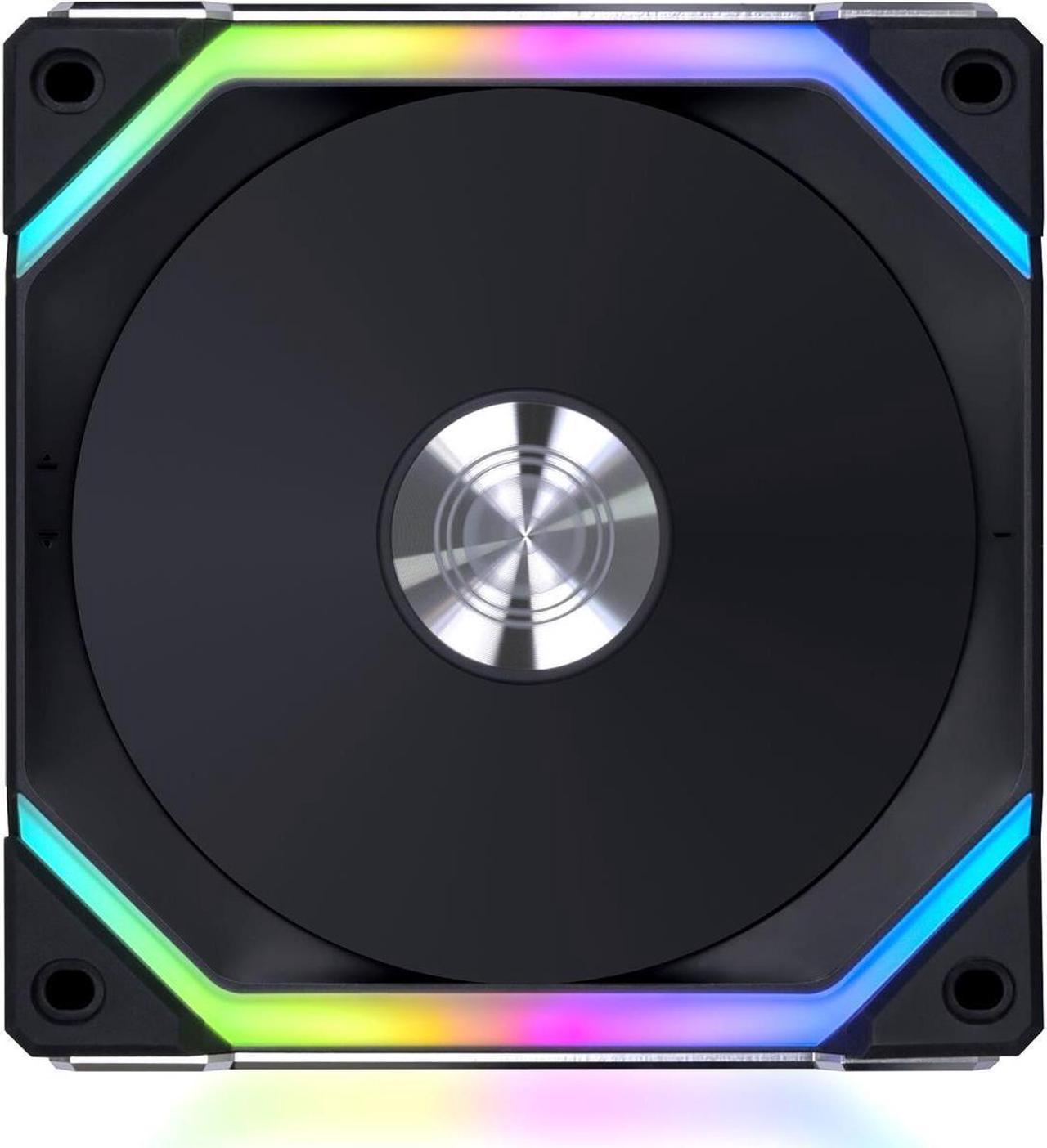 Alt view image 13 of 15 - Lian Li UNI Fan SL120 V2 RGB Black 3x 12cm Fan Pack with Controller - UF-SL120V2-3B